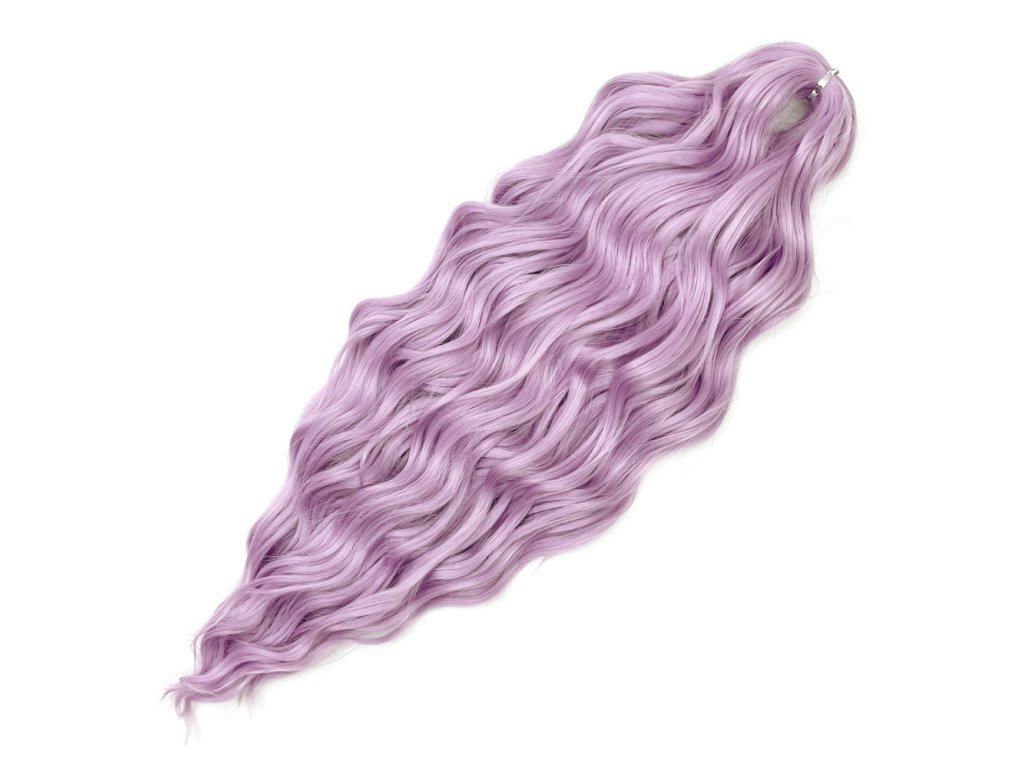 Vlnitý Kanekalon Anna 60cm 100gr Purple