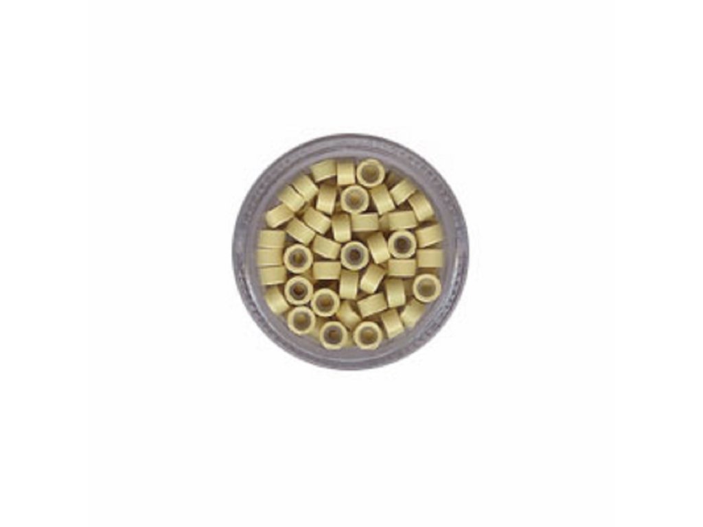 5.0mm rovné hliníkové silikon sv.blond 100ks