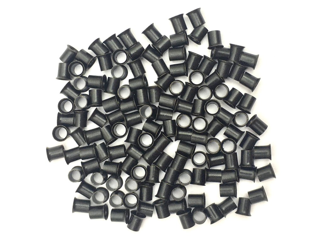 4.0mm cylindr krátké medené bez protišmyku čierne 100ks