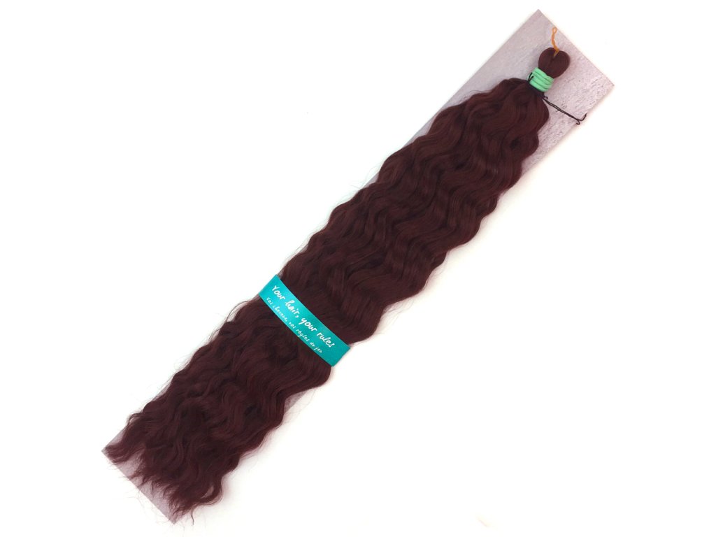 7375 1 vlnity kanekalon urban crimp 33 tmavy kastan