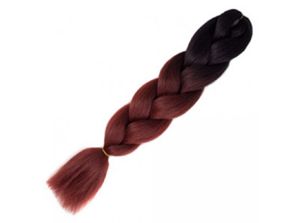 10660 ombre 100 jumbo braid kanekalon 1b 30