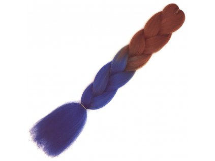 13118 ombre jumbo braid kanekalon l2 38 hneda modra