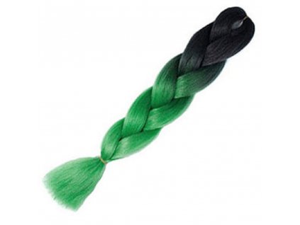 13136 ombre 100 jumbo braid kanekalon 1b emerald