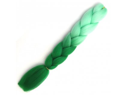 13901 ombre jumbo braid kanekalon b44 svetla mint zelena