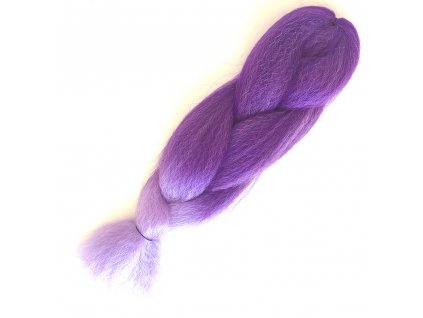 14411 ombre 100 jumbo braid kanekalon ompplv fialova mauve