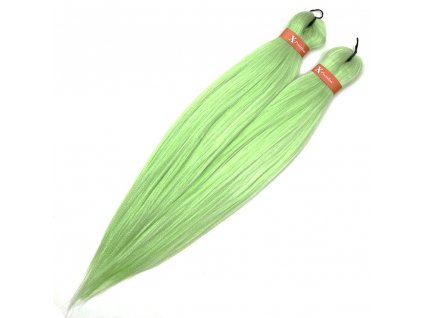 23883 ultra braid kanekalon pre stretched ice green