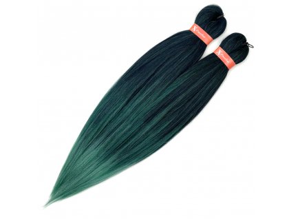 23952 ultra braid kanekalon pre stretched t3 om emerald
