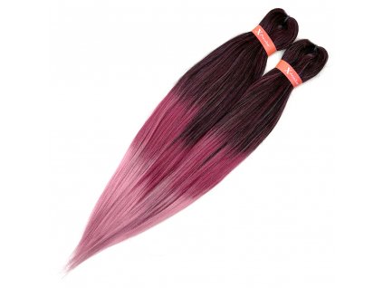 23961 ultra braid kanekalon pre stretched t3 om plum blossom