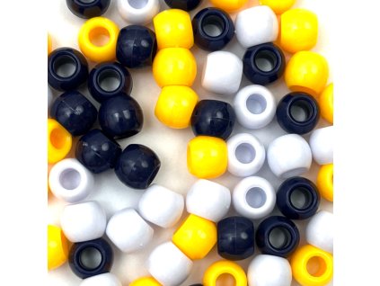 28567 koralky do ucesu plastove barevne mix 55ks