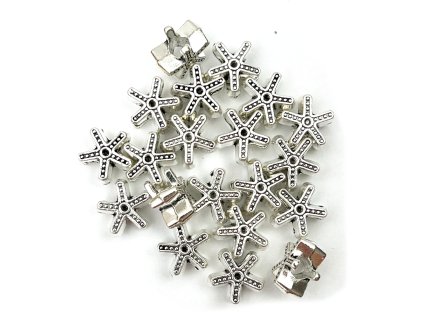 28594 stribrne koralky na copanky nebo dready typh 1ks