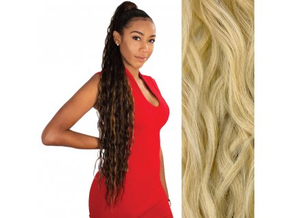 Připínací culík zvlněný 90cm 120gr odstín Tan Blonde WRMA