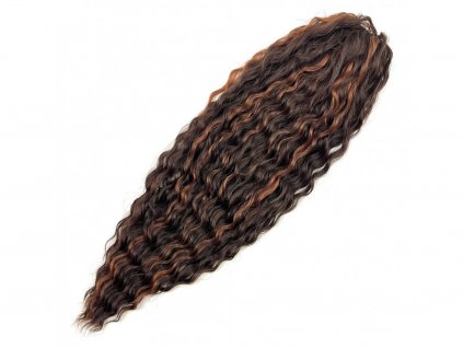 Vlnitý cop na sťahovacej gumičke 60cm Becky F4/30
