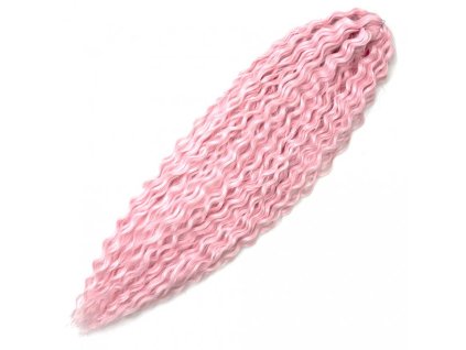 Vlnitý Kanekalon Ariel 55cm 300gr Pink8-2