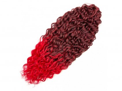 Vlnitý Kanekalon Jessica 60cm 300gr T8/Red