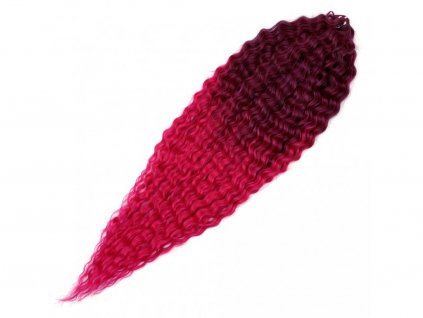 Vlnitý Kanekalon Ariel 55cm 100gr T4/lRed