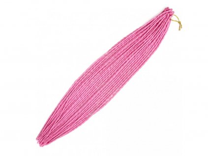 Pseudo dready 50cm farba Pink tenké