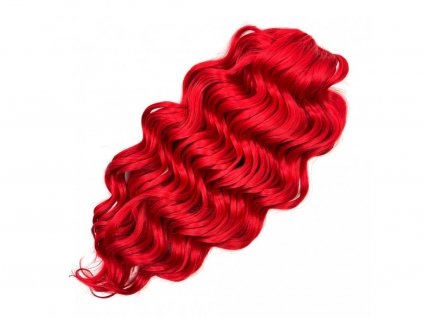 Vlnitý Kanekalon Manasi 50cm 100gr Red