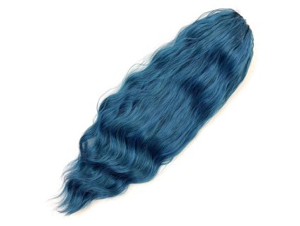 30003 4 zvlneny culik na stahovaci gumicce 60cm jade navy blue