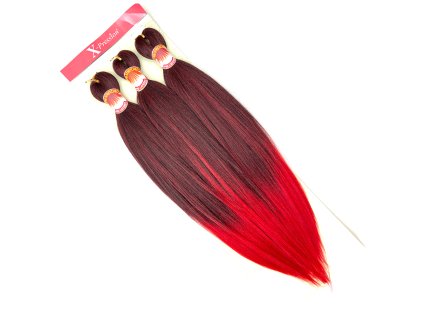 26557 26557 100 ez 3v1 kanekalon t1b red braidordie