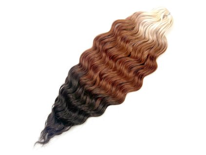 Vlnitý Kanekalon Anna 60cm 300gr 3T-BROWN212