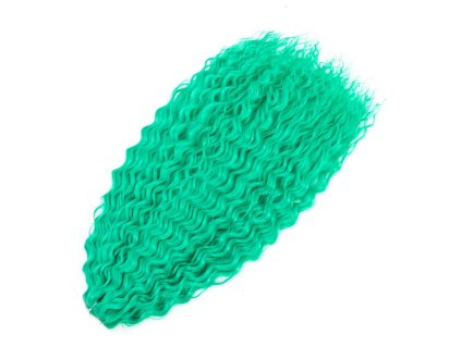 Vlnitý Kanekalon Ursula 55cm 100gr Green