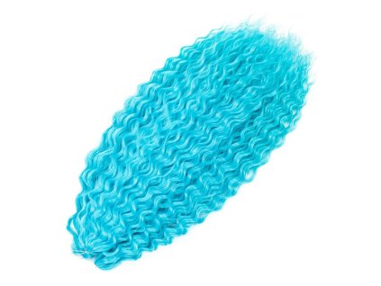 Vlnitý Kanekalon Ursula 55cm 100gr Blue