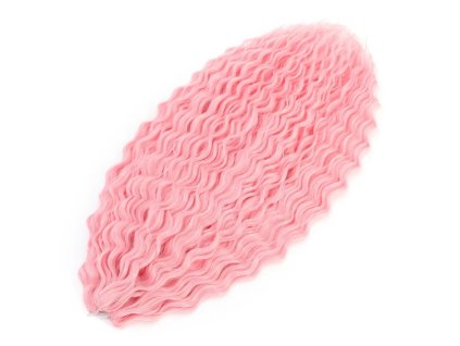 Vlnitý Kanekalon Ursula 55cm 100gr Pink