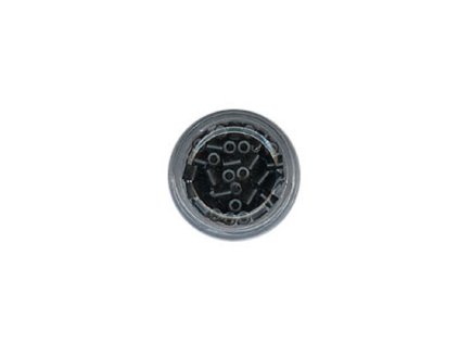 4.0mm rovné medené silikon čierne 100ks