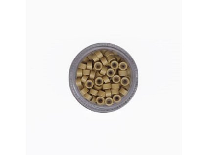 5.0mm rovné hliníkové silikon, 100ks tm.blond 100ks