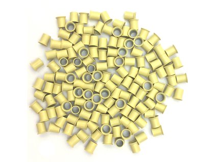 4.0mm cylindr krátké medené bez protišmyku sv.blond 100ks