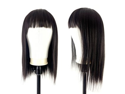 34850 paruka s umelymi vlasy martina tmave hneda