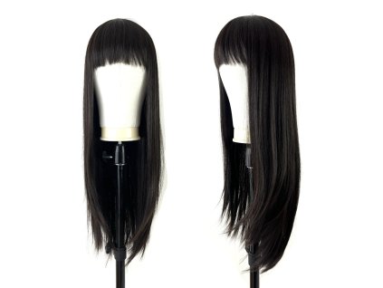 34892 paruka s umelymi vlasy linda tmave hneda