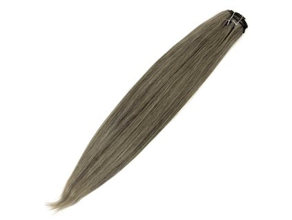 35744 1 umele vlasy clip in pro 60cm braidordie silver mocha