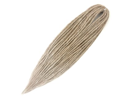 36107 1 fake dready deluxe 60cm 100gr frosted pearl