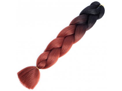 6127 1 ombre jumbo braid kanekalon b31 cerna mahagon