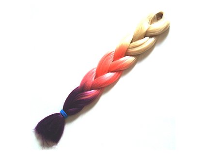 6406 ombre jumbo braid kanekalon om30 plava ruzova fialova