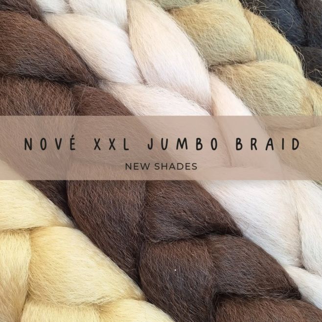NOVÉ ✨️ Nově jsme zařadili do prodeje XXL dlouhý Jumbo braid 100% kanekalon od značky BraidOrDie. Po přeložení je vlákno...