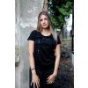 Dámské tričko Lucie, černá (Velikost L)