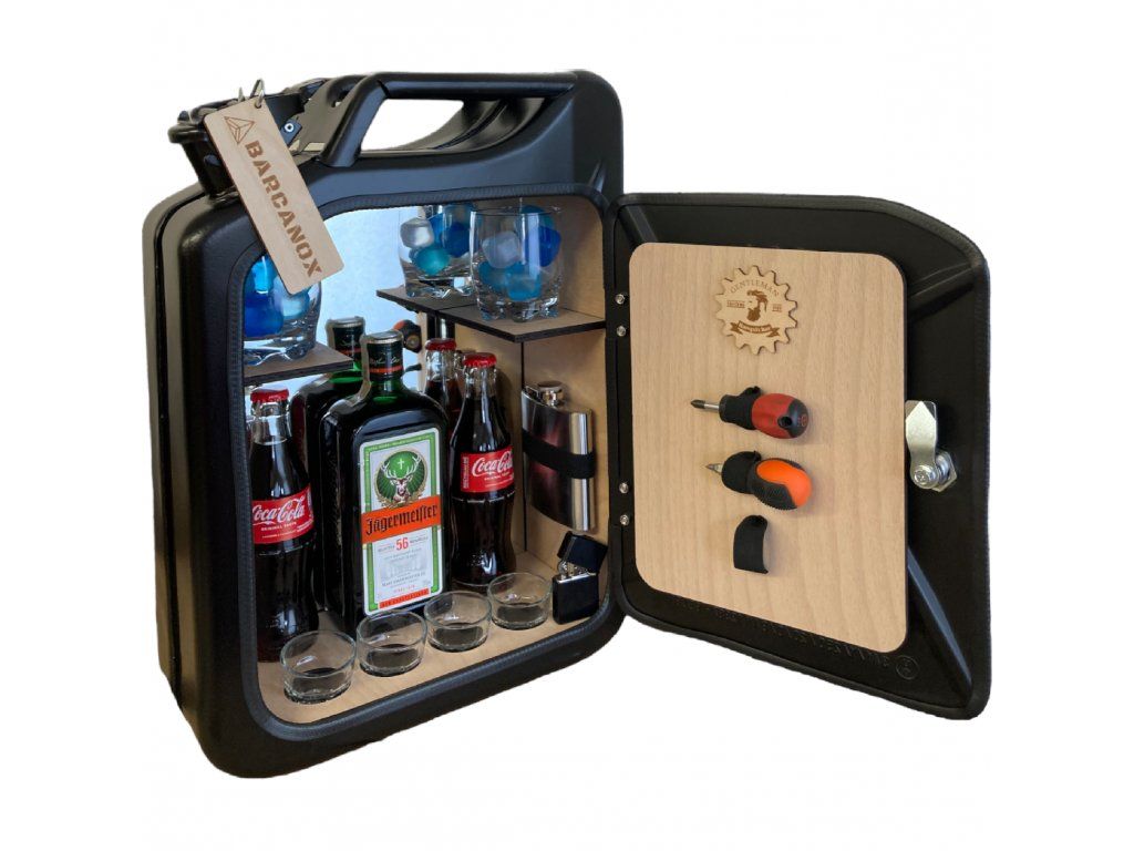 Co je kanystr bar? Originální minibar v retro stylu