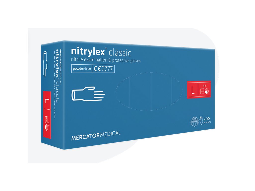 Mercator Medical Nitrylex Classic modré 200 ks