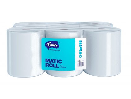 PAPÍR.RUČNÍKY role MATIC 2-vrstvé BÍLÉ 130m D-39mm