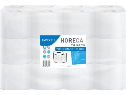 Papier toaletowy Horeca celuloza bialy 2war 24szt 185 15