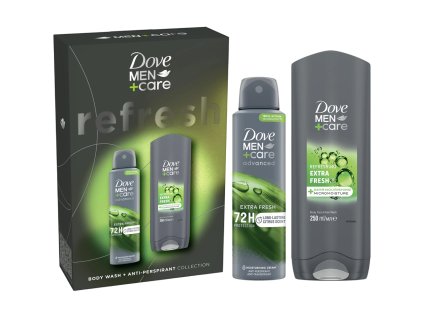 dove men kazeta premium fresh sprchovy gel 250 ml antiperspirant 72 h 150 ml