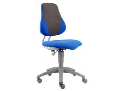 DĚTSKÁ ŽIDLE FUXO V-LINE SUEDINE modrá 7 / šedá 24