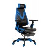 HERNÍ ŽIDLE GENIDIA GAMING černo-modrá