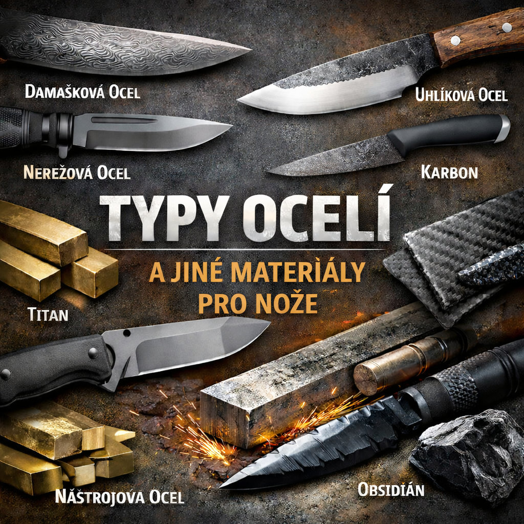 Nožířské oceli a jejich kompletní detailní přehled