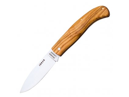 Zavírací nůž Joker carbon, olive wood 9cm