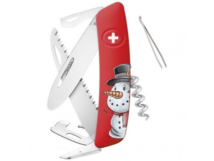 Swiza švýcarský kapesní nůž J06 Junior Christmas Snowman
