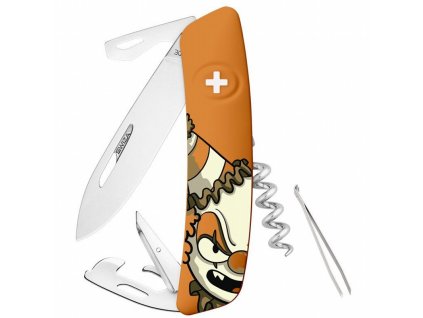 Swiza swiss knife D03 Halloween Clown Orange