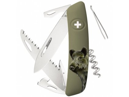 Swiza swiss knife D05 Hunting Wild Boar Green